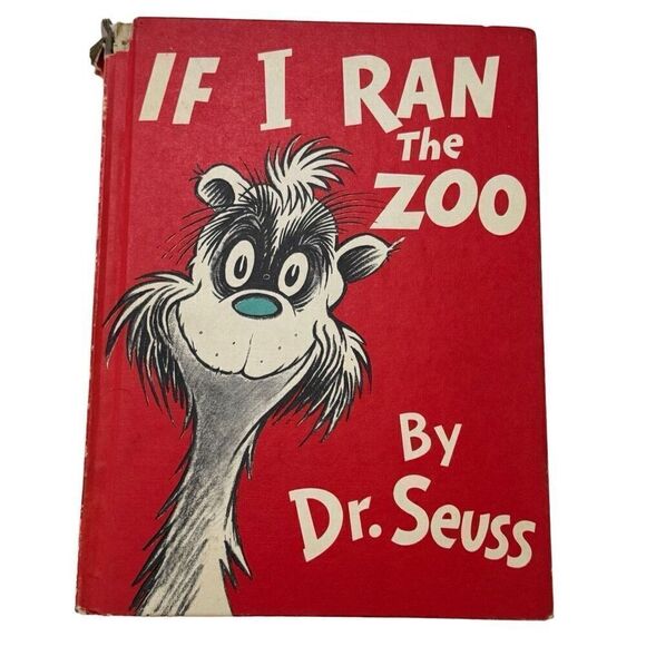 Dr. Seuss, If I Ran The Zoo, Book Club Edition, 1978 Hardcover No Longer printed - Picture 1 of 16